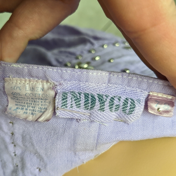 SOLD - Lavender Western Midi Skirt VTG S - Picture 7 of 9